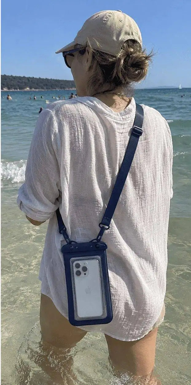 Mako Blue waterproof phone pouch by Billy