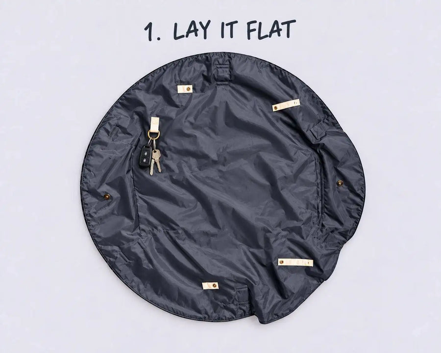 1. Lay it flat